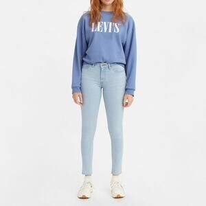 LEVI’S Light Wash  Mid Rise Super Skinny Plus Size Jeans Sz 28W